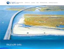 Tablet Screenshot of charlestonrvrental.com